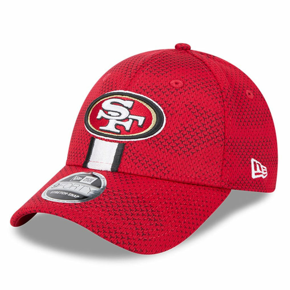 San Francisco 49ers New Era 2024 Sideline 9FORTY Stretch-Snap Hat Scarlet - NFL