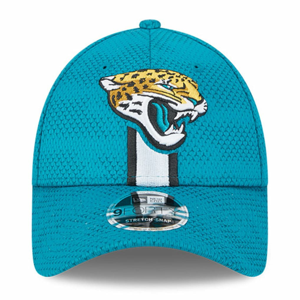 Jacksonville Jaguars New Era 2024 Sideline 9FORTY Stretch-Snap Hat Teal - NFL