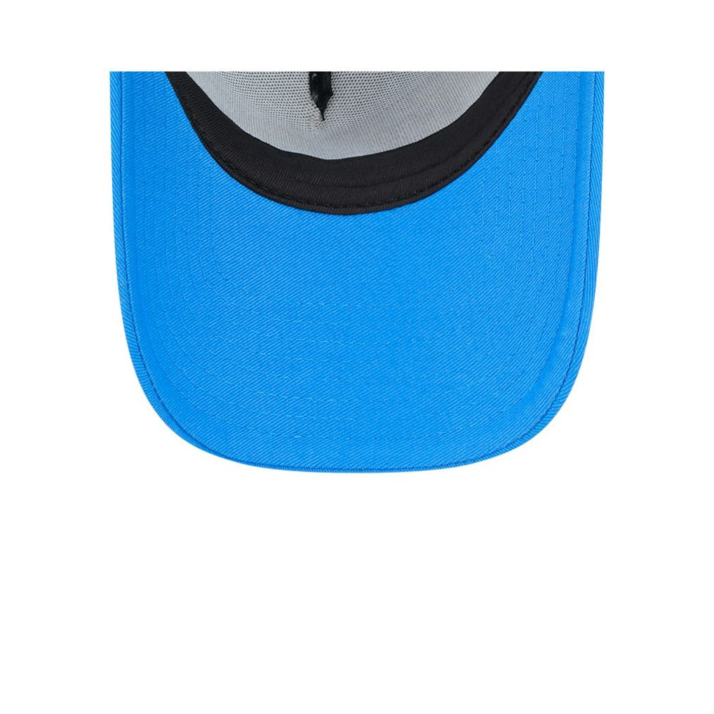 Los Angeles Chargers New Era 2024 Sideline Historic 9FORTY A-Frame Trucker Adjustable Hat Stone/Powder Blue - NFL