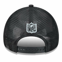 Las Vegas Raiders New Era 2024 Sideline Historic 9FORTY A-Frame Trucker Adjustable Hat Stone/Black - NFL