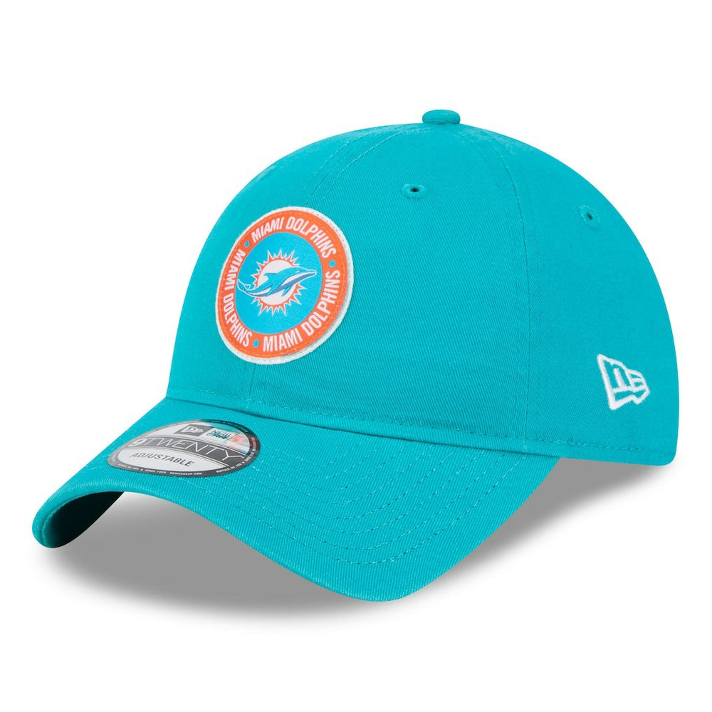 Miami Dolphins New Era 2024 Sideline 9TWENTY Adjustable Hat Aqua - NFL