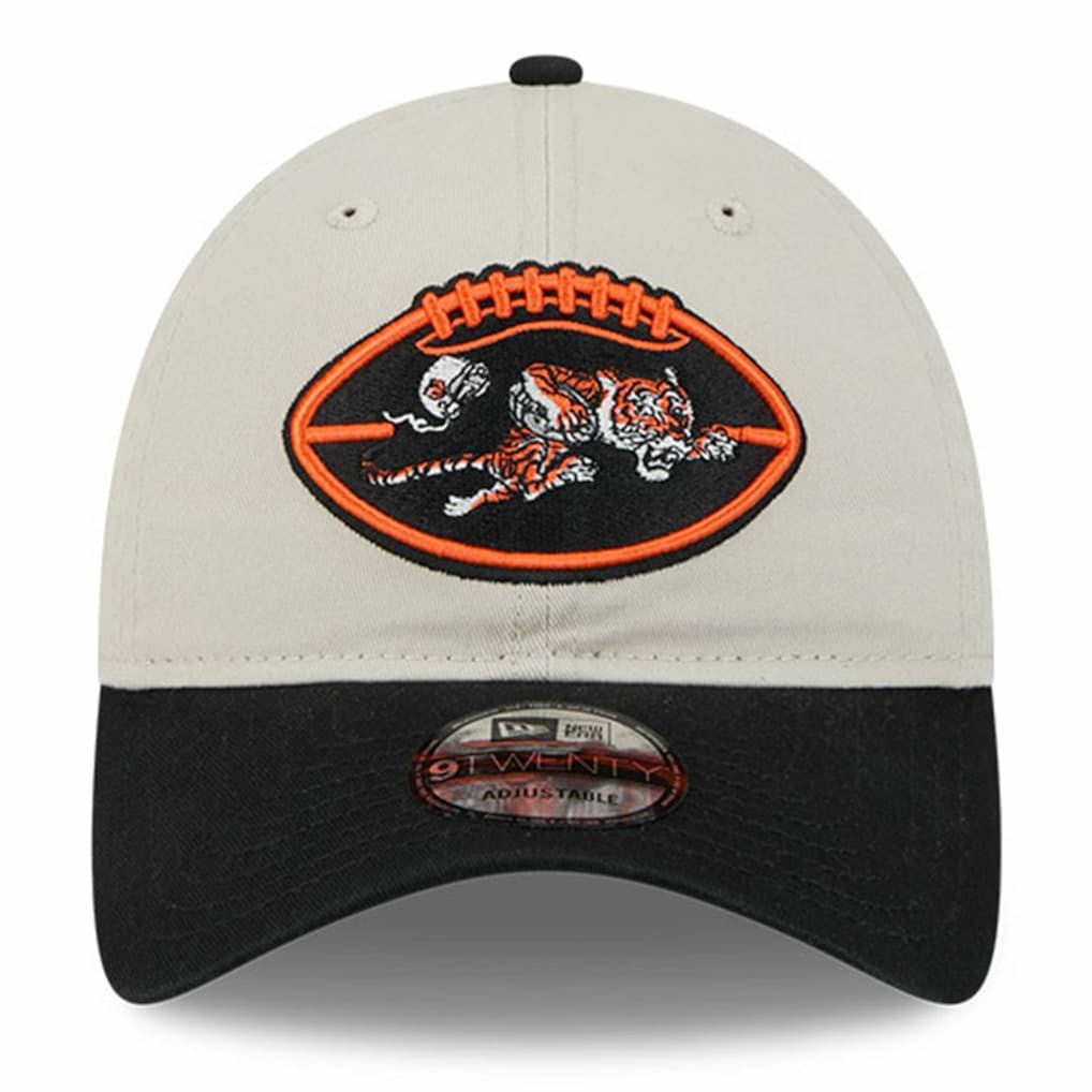 Cincinnati Bengals New Era 2024 Sideline Historic 9TWENTY Adjustable Hat Stone/Black - NFL