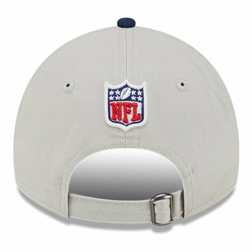 Dallas Cowboys New Era 2024 Sideline Historic 9TWENTY Adjustable Hat Stone/Navy - NFL