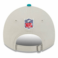 Miami Dolphins New Era 2024 Sideline Historic 9TWENTY Adjustable Hat Stone/Aqua - NFL