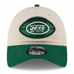 New York Jets New Era 2024 Sideline Historic 9TWENTY Adjustable Hat Stone/Green - NFL