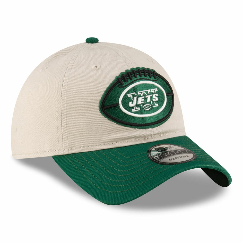New York Jets New Era 2024 Sideline Historic 9TWENTY Adjustable Hat Stone/Green - NFL