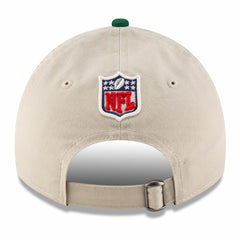 New York Jets New Era 2024 Sideline Historic 9TWENTY Adjustable Hat Stone/Green - NFL