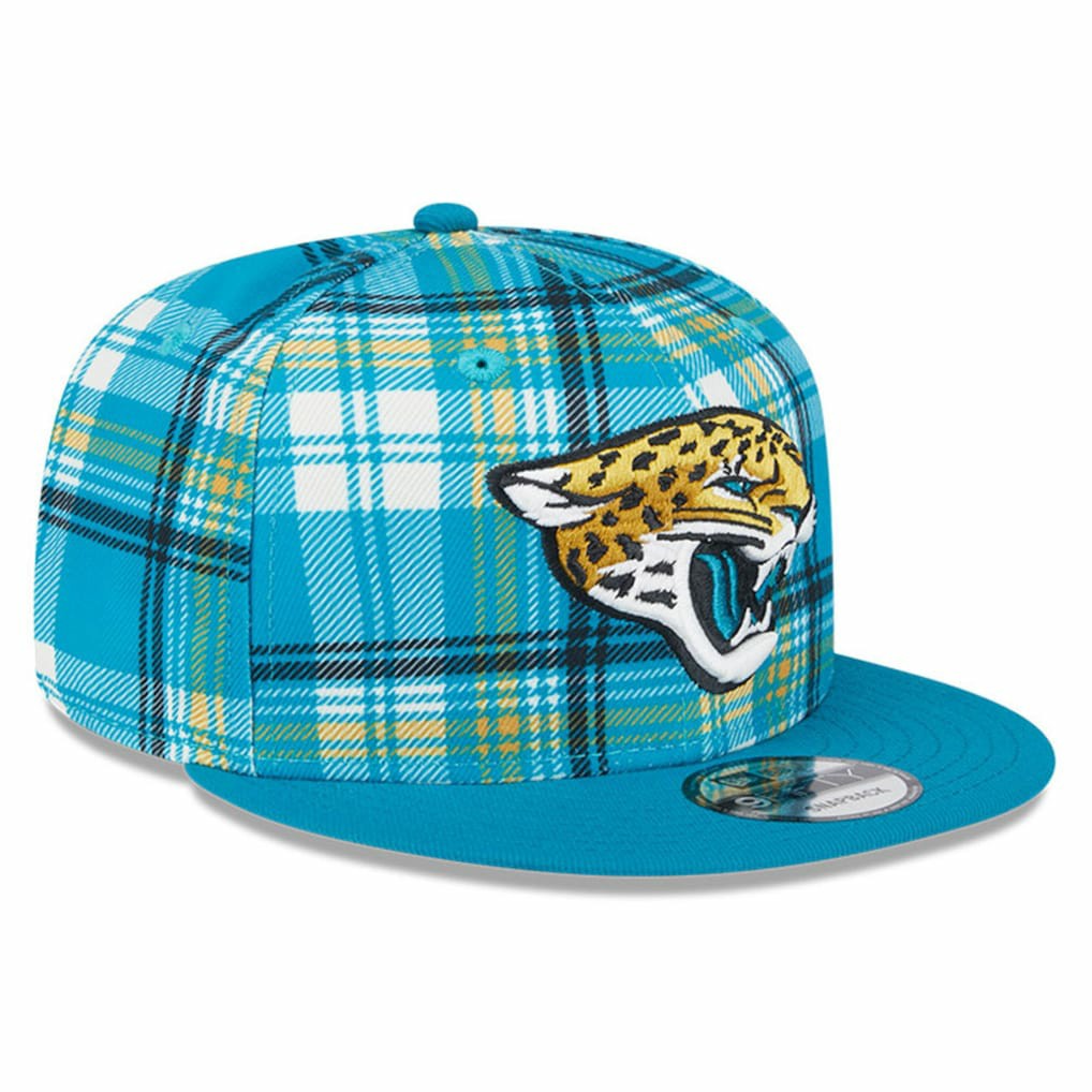 Jacksonville Jaguars New Era Youth 2024 Sideline Statement 9FIFTY Snapback Hat Teal - NFL