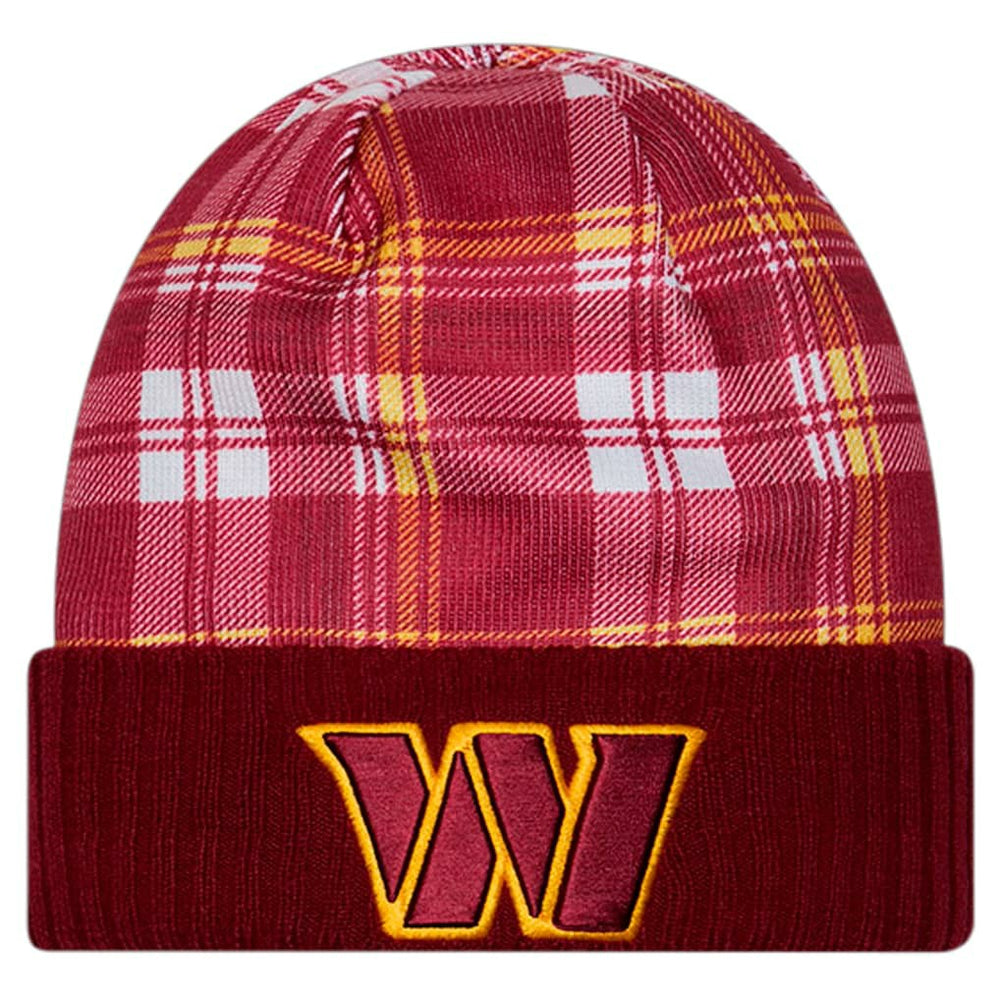 Washington Commanders New Era Sideline Statement Cuffed Knit Hat Burgundy - NFL