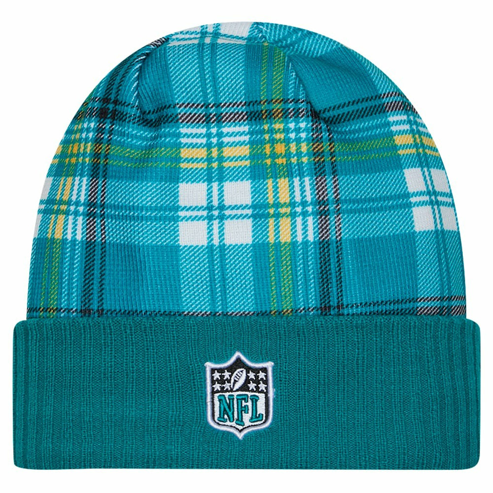 Jacksonville Jaguars New Era Sideline Statement Cuffed Knit Hat Teal - NFL