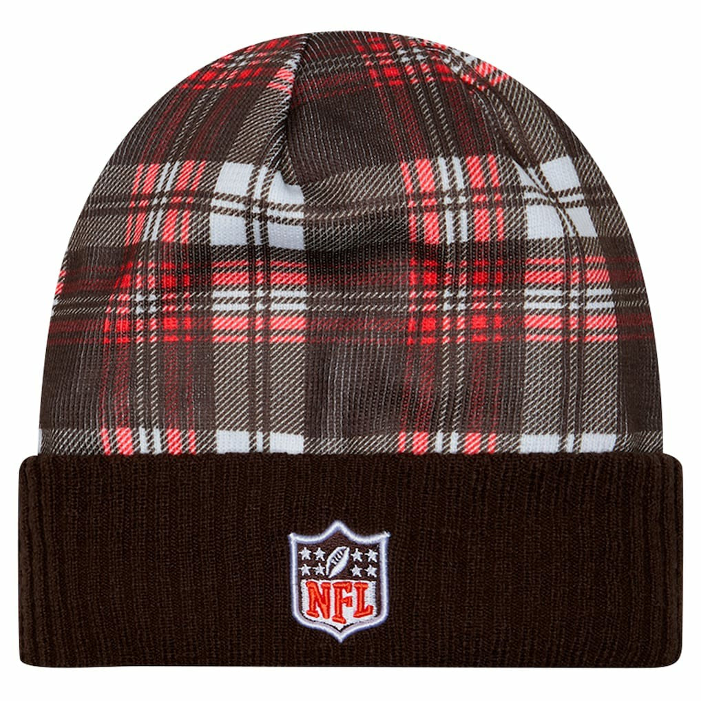 Cleveland Browns New Era Sideline Statement Cuffed Knit Hat Brown - NFL