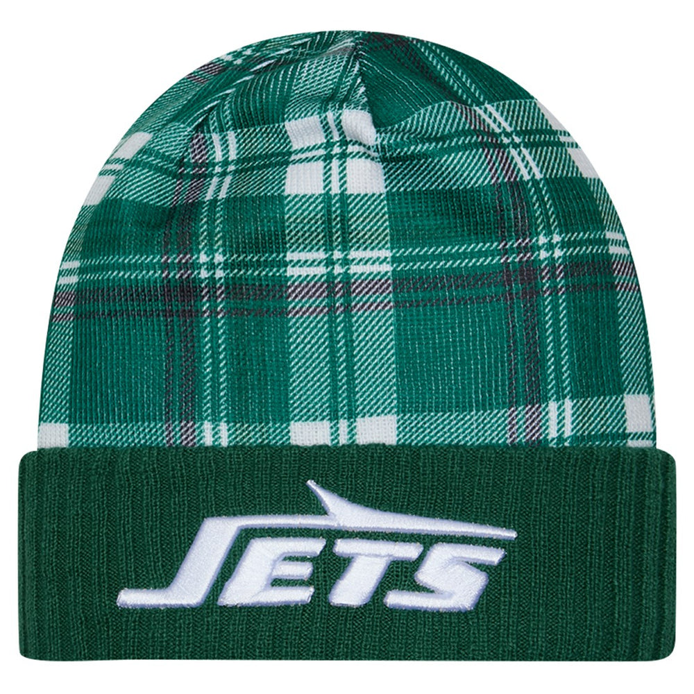 New York Jets New Era Sideline Statement Cuffed Knit Hat Green - NFL