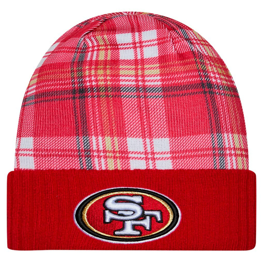 San Francisco 49ers New Era Sideline Statement Cuffed Knit Hat Scarlet - NFL