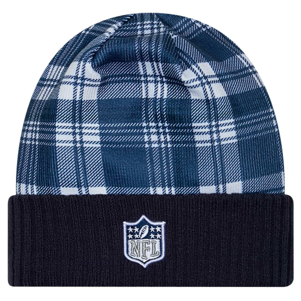 Dallas Cowboys New Era Sideline Statement Cuffed Knit Hat Navy - NFL