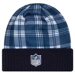 Dallas Cowboys New Era Sideline Statement Cuffed Knit Hat Navy - NFL