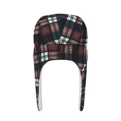 Cincinnati Bengals New Era Sideline Plaid Sherpa Trapper Hat Black - NFL