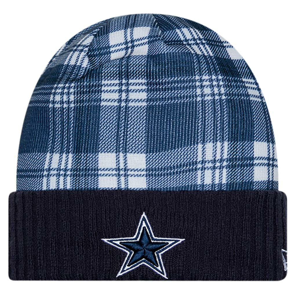 Dallas Cowboys New Era Youth Sideline Statement Cuffed Knit Navy - NFL