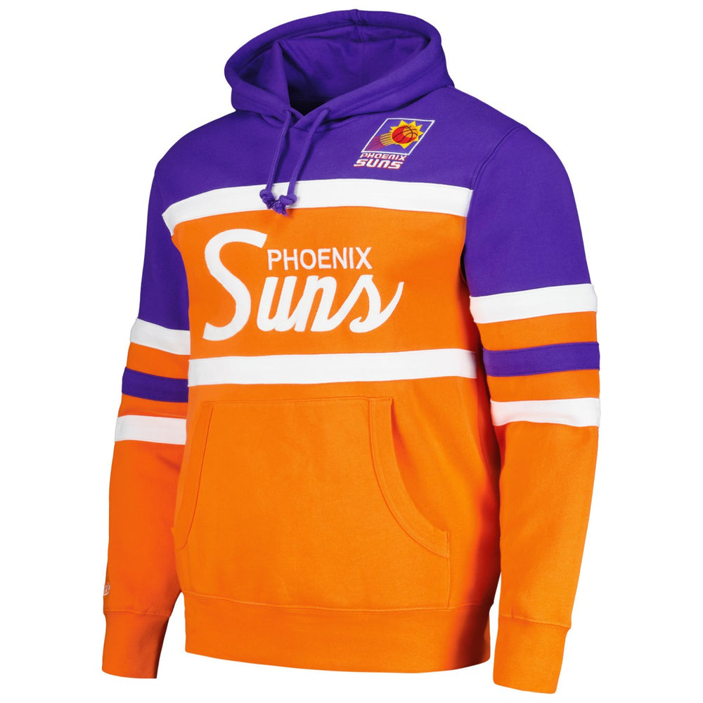 Mitchell & Ness - Phoenix Suns Head Coach Pullover Hoodie - Orange/Purple