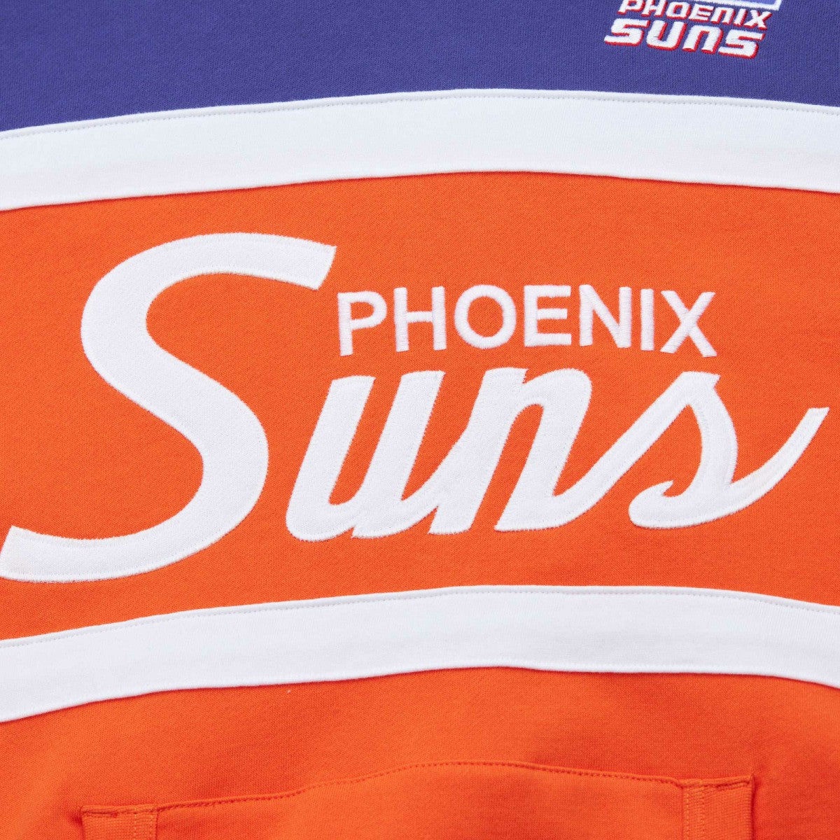 Mitchell & Ness - Phoenix Suns Head Coach Pullover Hoodie - Orange/Purple