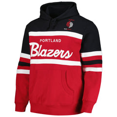 Mitchell & Ness - Portland Trail Blazers Head Coach Pullover Hoodie - Red/Black