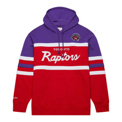 Mitchell & Ness - Toronto Raptors Head Coach Pullover Hoodie - Red/Purple