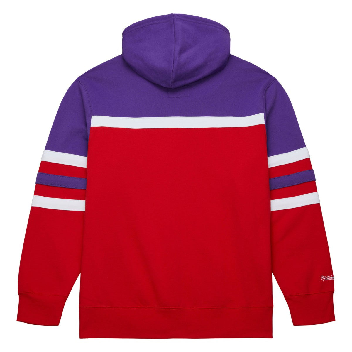 Mitchell & Ness - Toronto Raptors Head Coach Pullover Hoodie - Red/Purple