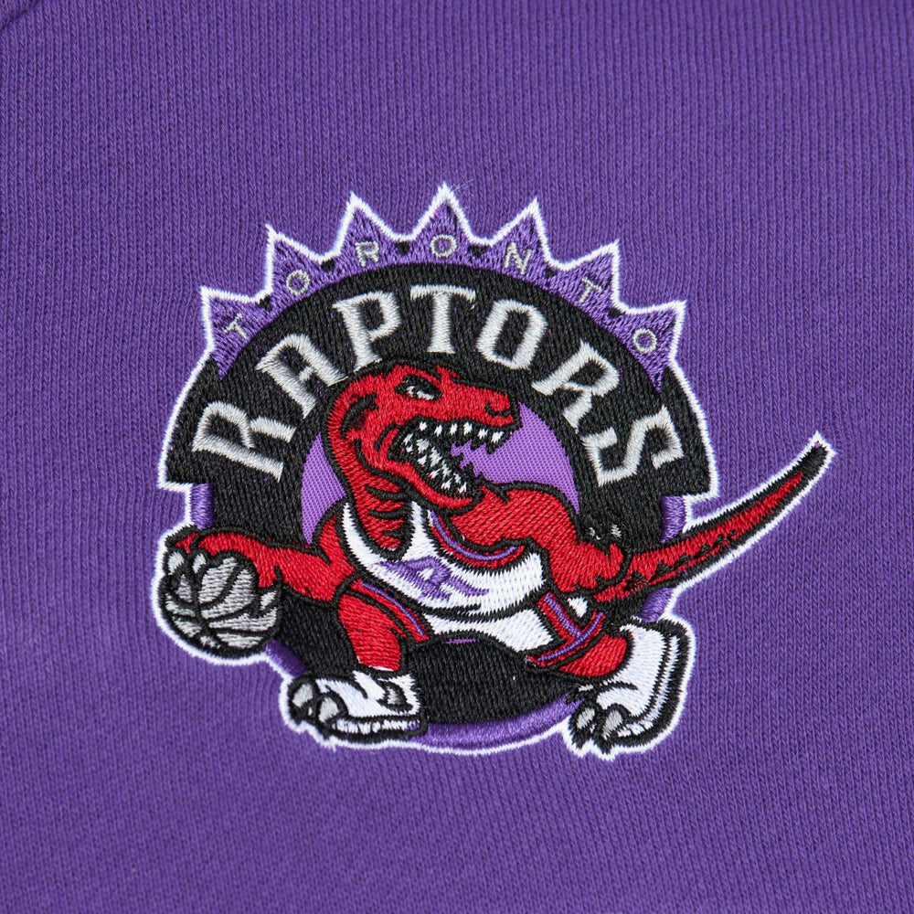 Mitchell & Ness - Toronto Raptors Head Coach Pullover Hoodie - Red/Purple