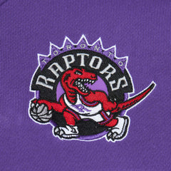 Mitchell & Ness - Toronto Raptors Head Coach Pullover Hoodie - Red/Purple