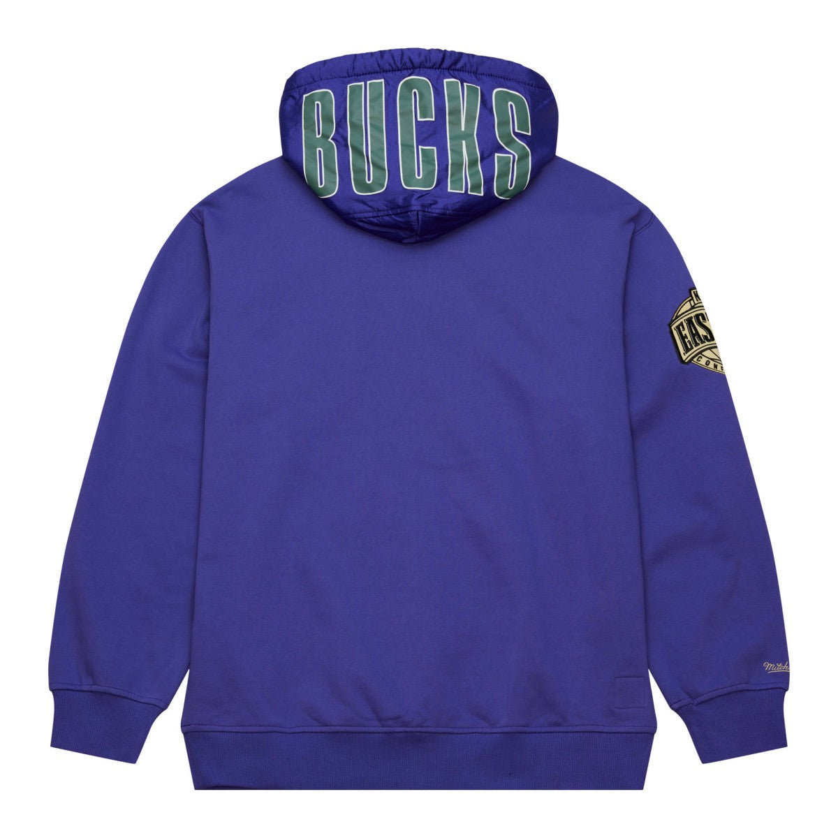 Mitchell & Ness - Milwaukee Bucks Team OG 2.0 Vintage Logo Fleece Pullover Hoodie - Purple