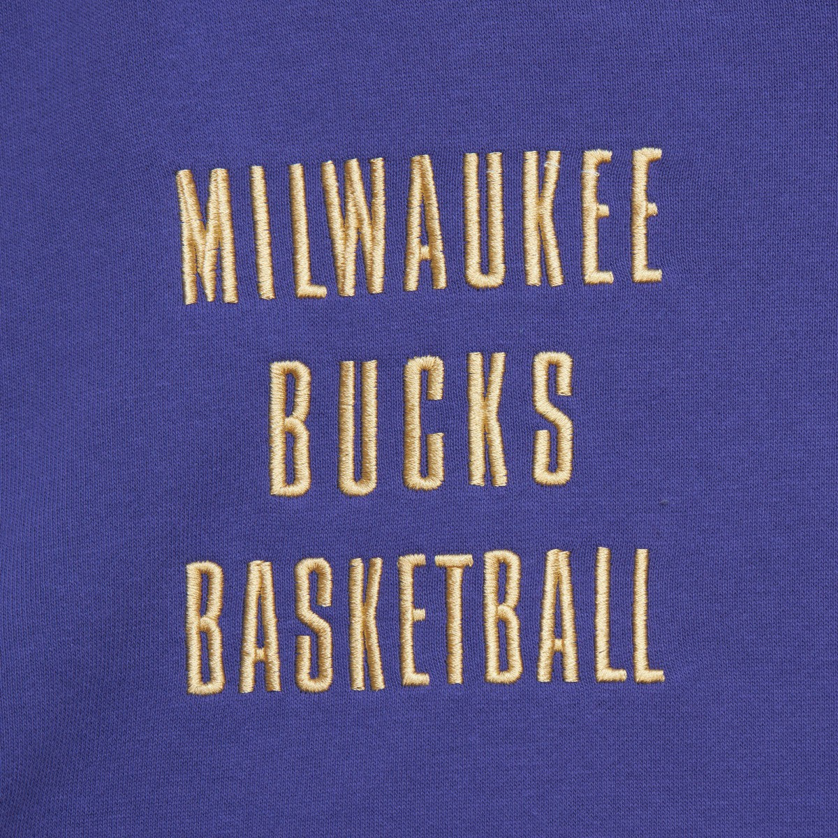 Mitchell & Ness - Milwaukee Bucks Team OG 2.0 Vintage Logo Fleece Pullover Hoodie - Purple