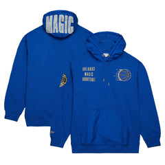 Mitchell & Ness - Orlando Magic Team OG 2.0 Vintage Logo Fleece Pullover Hoodie - Blue