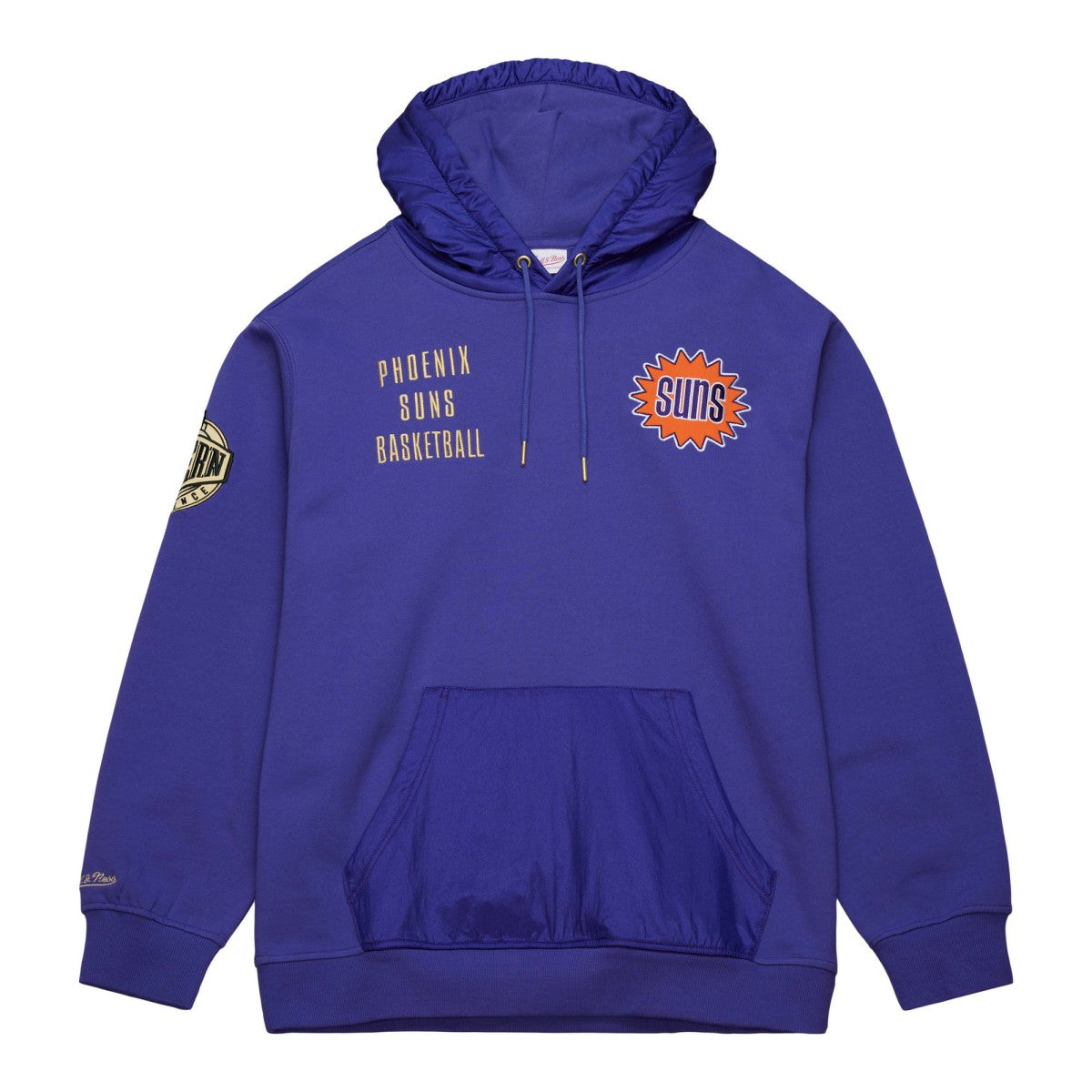 Mitchell & Ness - Phoenix Suns Team OG 2.0 Vintage Logo Fleece Pullover Hoodie - Purple