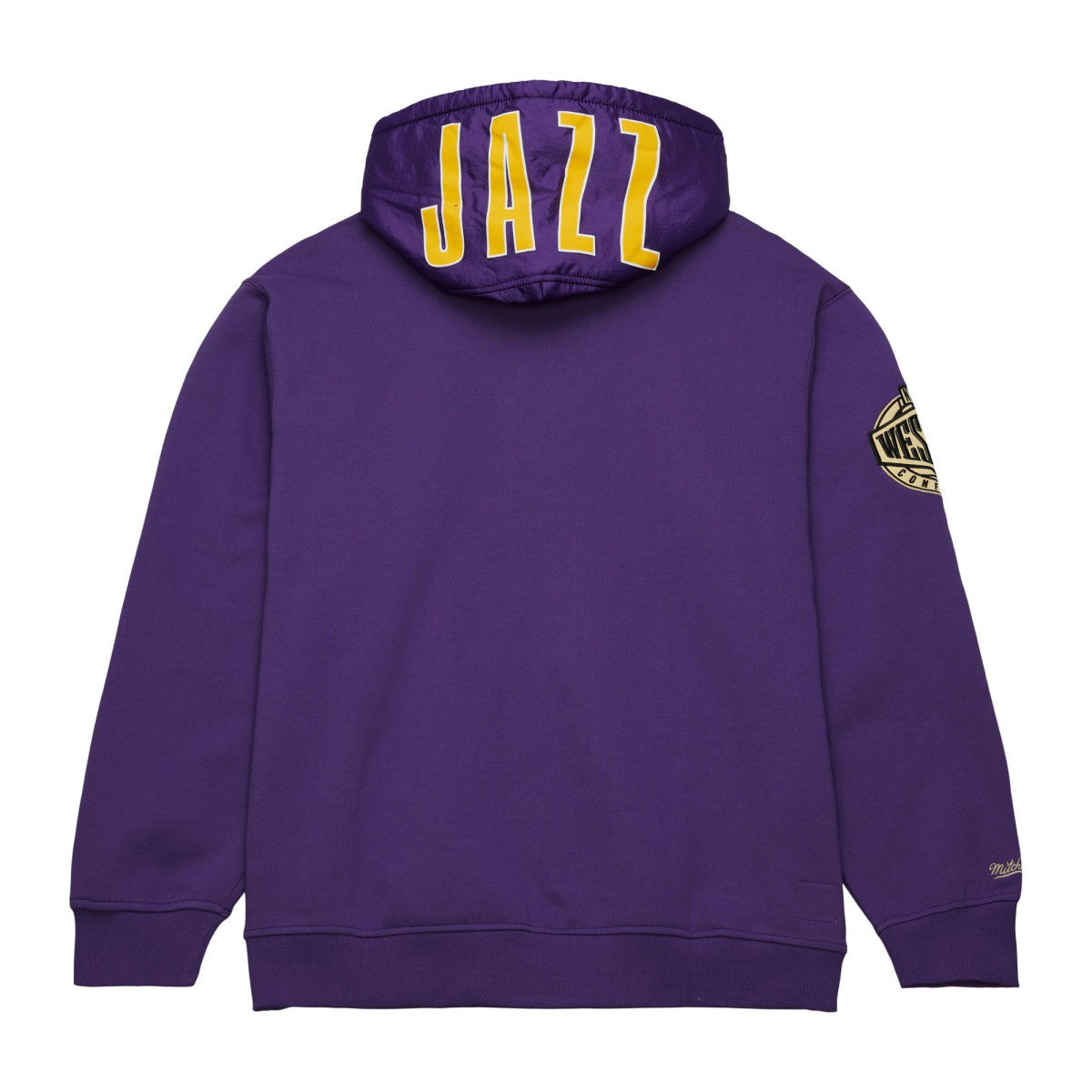 Mitchell & Ness - Utah Jazz Team OG 2.0 Vintage Logo Fleece Pullover Hoodie - Purple