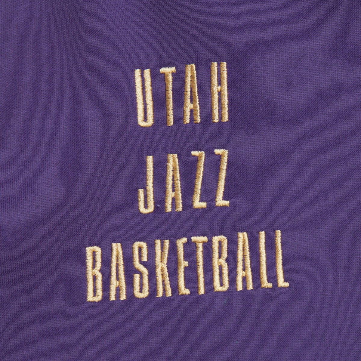 Mitchell & Ness - Utah Jazz Team OG 2.0 Vintage Logo Fleece Pullover Hoodie - Purple