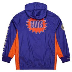 Mitchell & Ness - Phoenix Suns Team OG 2.0 Vintage Logo Anorak Windbreaker Quarter-Zip Jacket - Purple