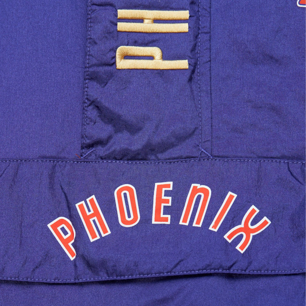 Mitchell & Ness - Phoenix Suns Team OG 2.0 Vintage Logo Anorak Windbreaker Quarter-Zip Jacket - Purple
