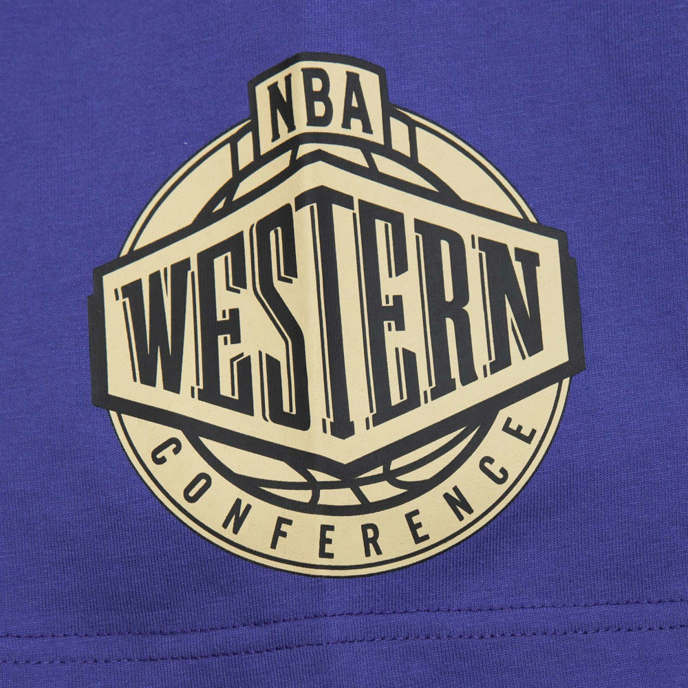 Mitchell & Ness - Phoenix Suns Hardwood Classics Team OG 2.0 Premium Vintage Logo T-Shirt - Purple