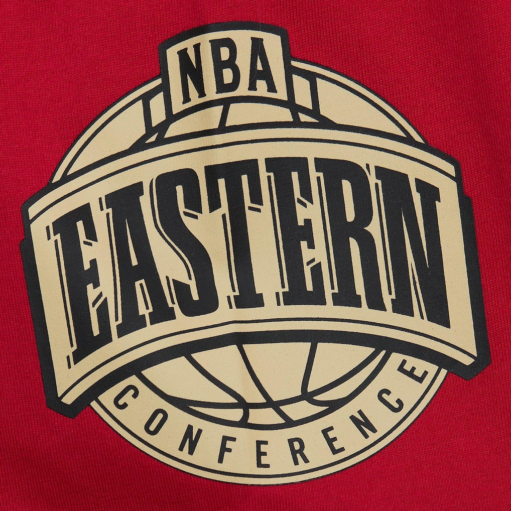 Mitchell & Ness - Atlanta Hawks Hardwood Classics Team OG 2.0 Premium Vintage Logo T-Shirt - Red