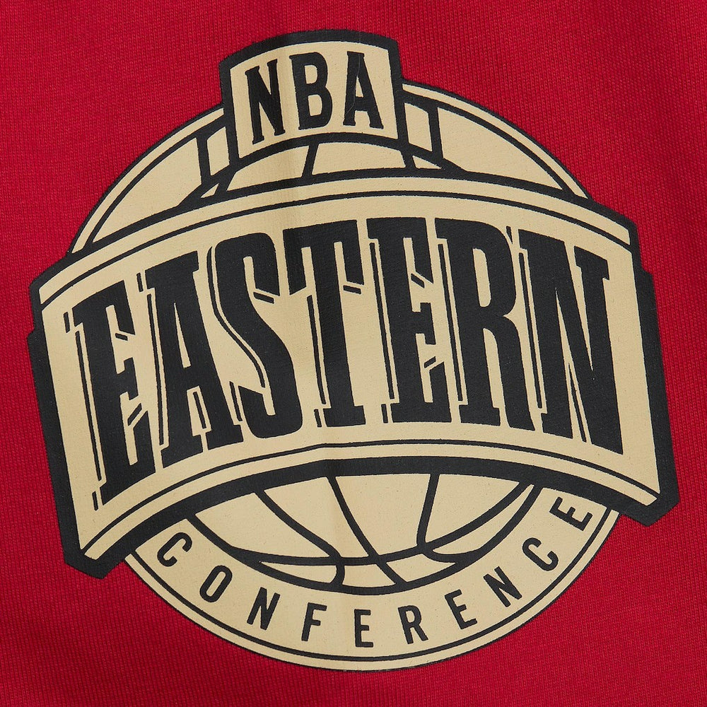 Mitchell & Ness - Atlanta Hawks Hardwood Classics Team OG 2.0 Premium Vintage Logo T-Shirt - Red
