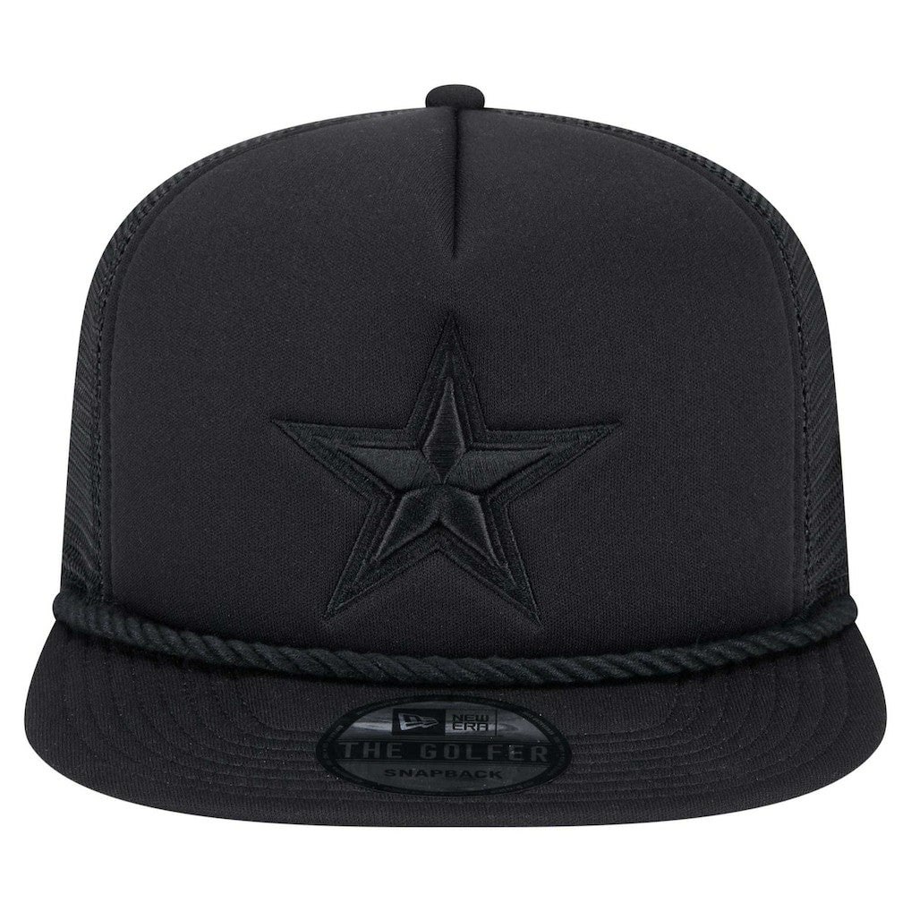 New Era Dallas Cowboys Black Active Tone Golfer Snapback Hat - NFL