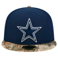 Dallas Cowboys New Era Active 59FIFTY Fitted Hat Navy/Realtree Camo - NFL