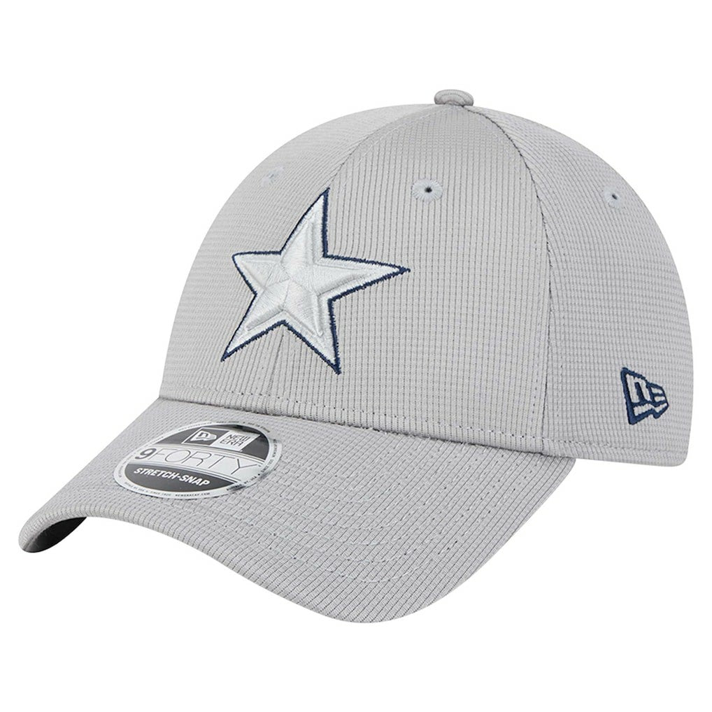 Dallas Cowboys New Era Male Adult Pivot 9FORTY Adjustable Hat Gray - NFL