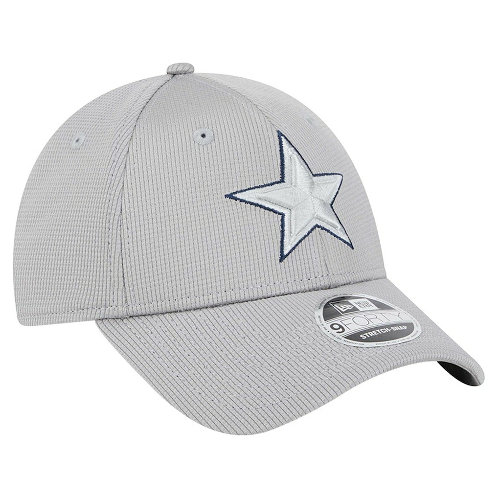 Dallas Cowboys New Era Male Adult Pivot 9FORTY Adjustable Hat Gray - NFL