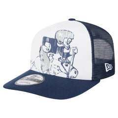 New Era Dallas Cowboys Distressed 9FIFTY A-Frame Snapback Hat White/Navy - NFL