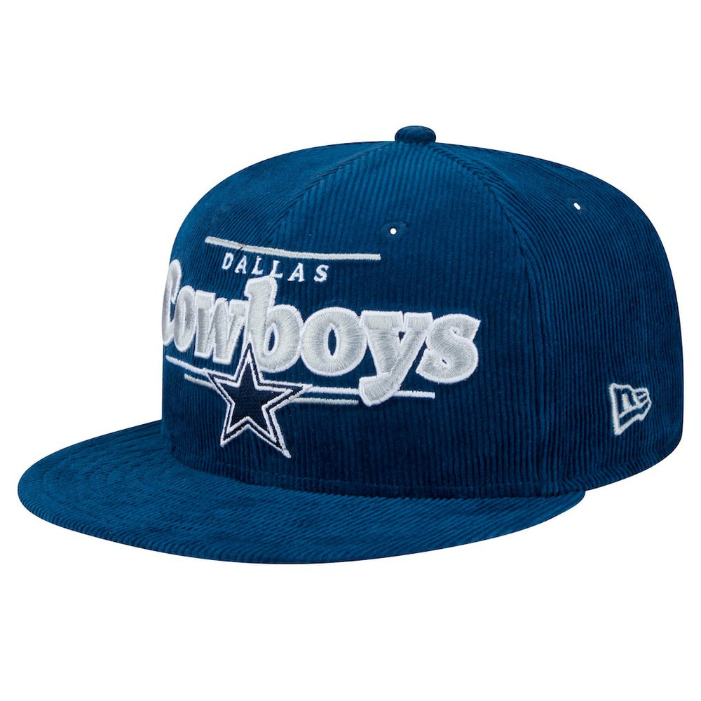 Dallas Cowboys New Era Display Corduroy 9FIFTY Snapback Hat Navy - NFL
