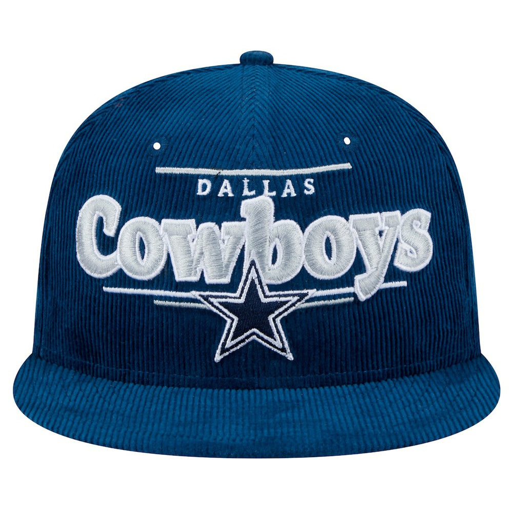 Dallas Cowboys New Era Display Corduroy 9FIFTY Snapback Hat Navy - NFL