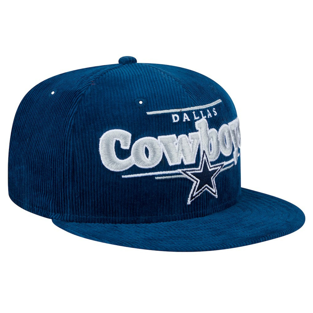 Dallas Cowboys New Era Display Corduroy 9FIFTY Snapback Hat Navy - NFL