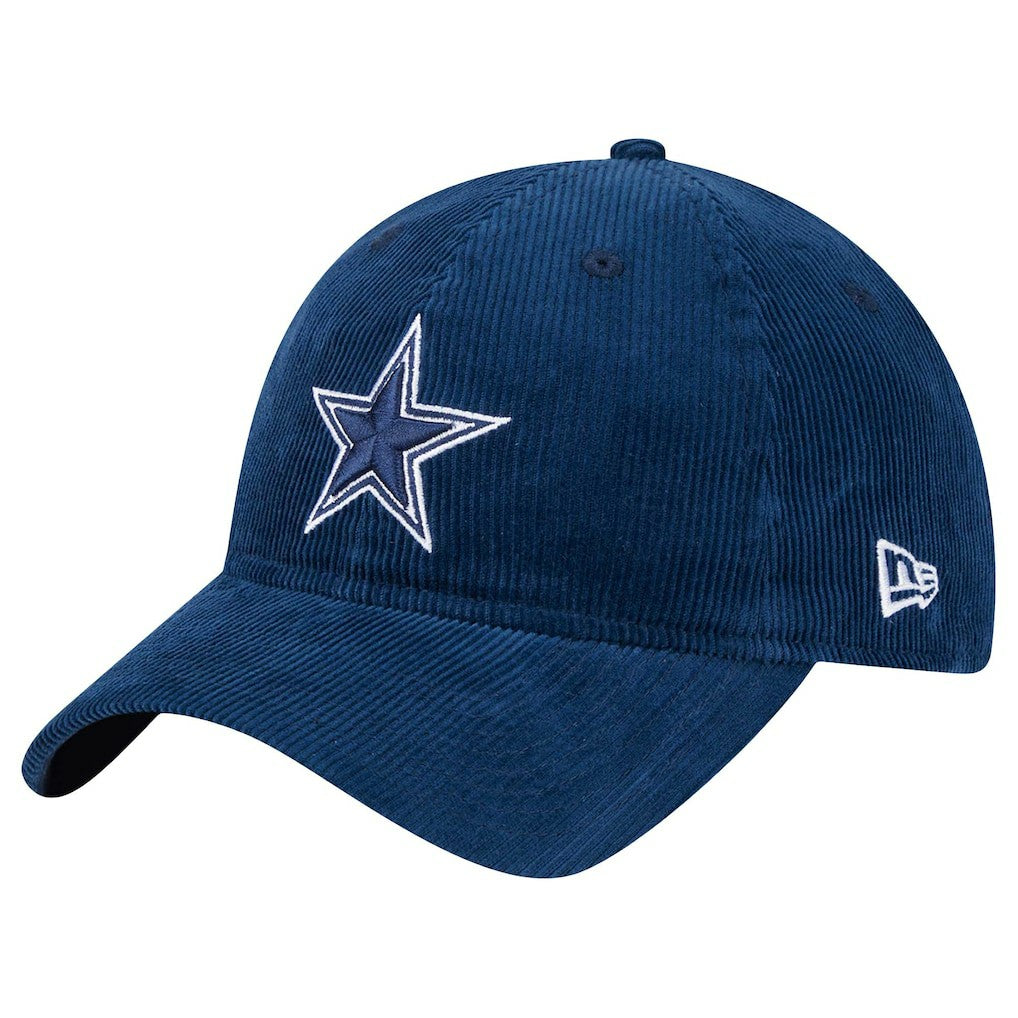 Dallas Cowboys New Era Corded 9TWENTY Adjustable Hat Navy - NFL