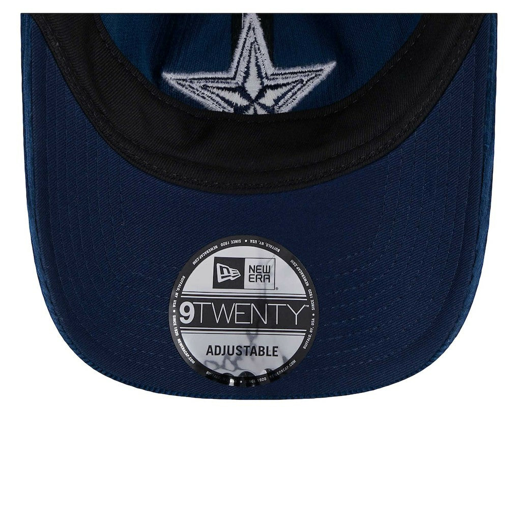 Dallas Cowboys New Era Corded 9TWENTY Adjustable Hat Navy - NFL