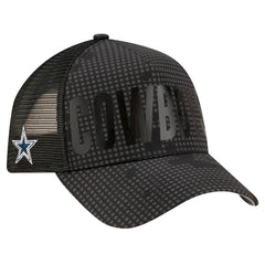 Dallas Cowboys New Era Midnight Ink Tonal A-Frame 9FORTY Adjustable Hat Graphite - NFL